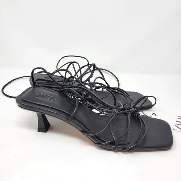 Zara Strappy heels size 7.5 - Picture 4 of 6